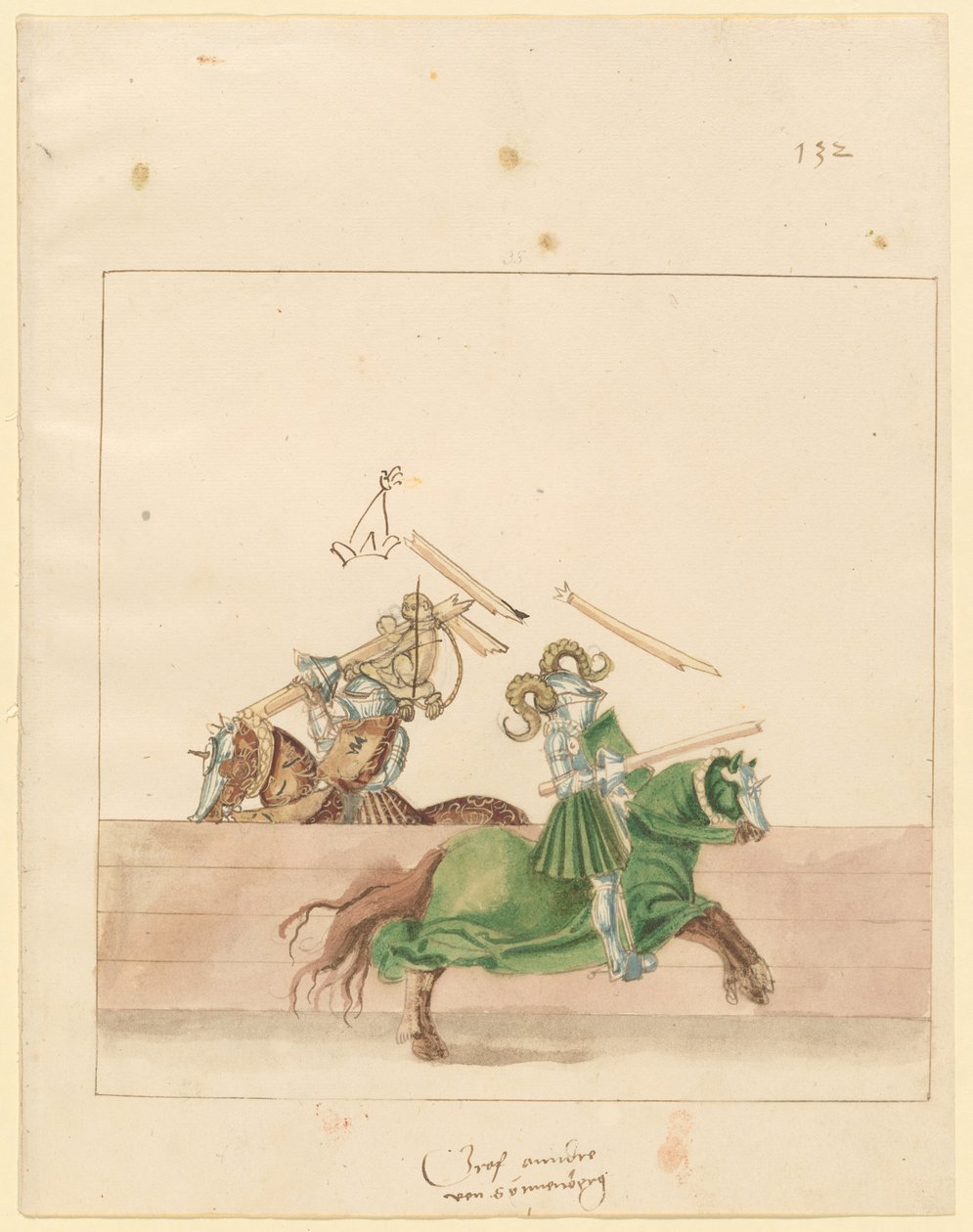 Justa da Paz Italiana de German 16th Century