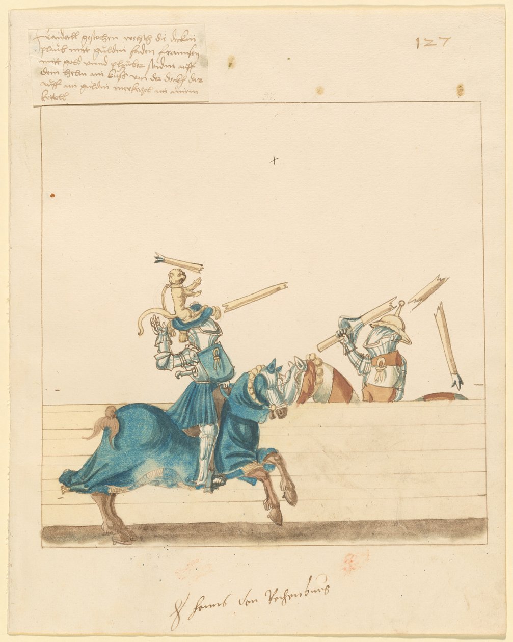 Justa da Paz Italiana de German 16th Century