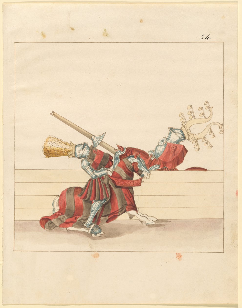 Justa da Paz Italiana de German 16th Century