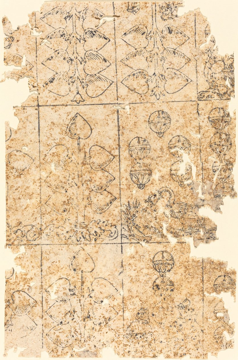 Cartão de jogo de German 16th Century