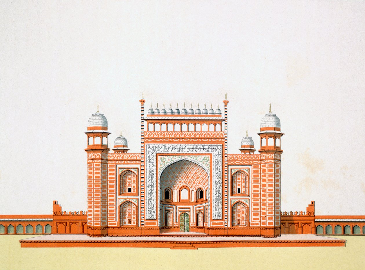 Entrada, taj mahal de German School