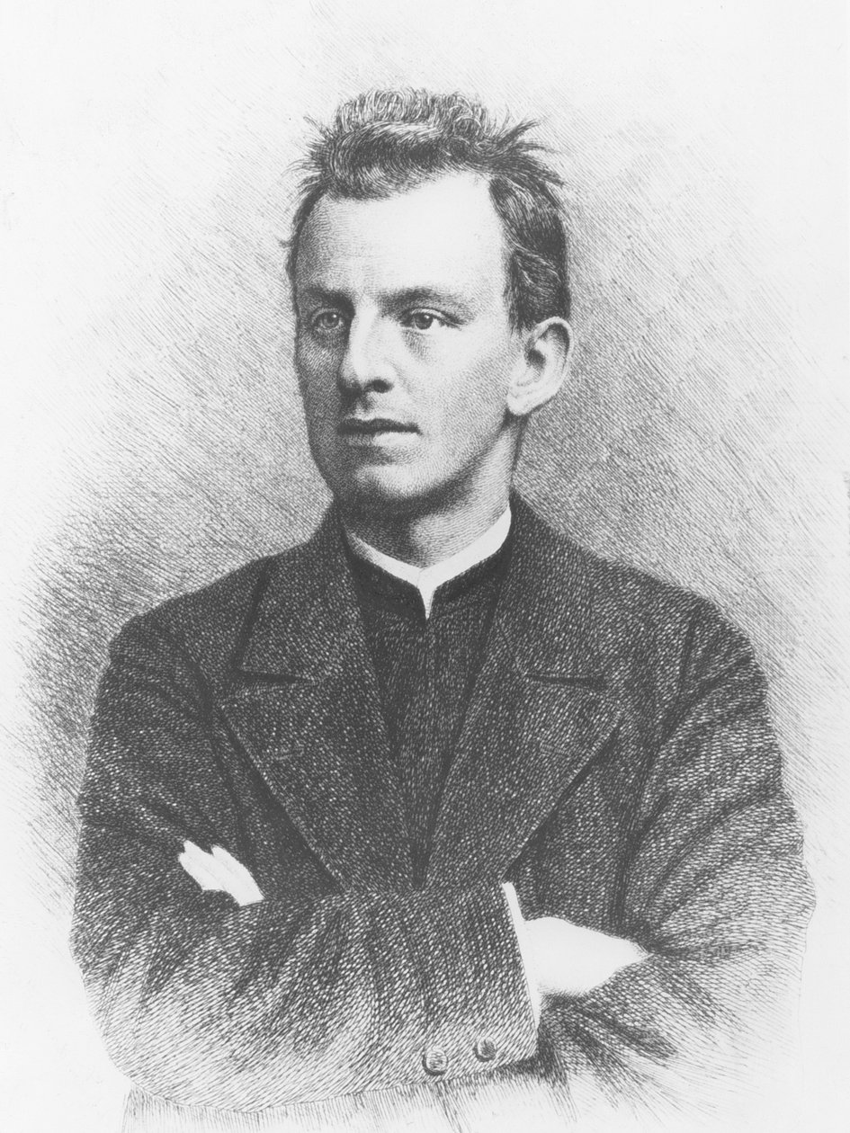 Gerhart Hauptmann (gravura) de German School