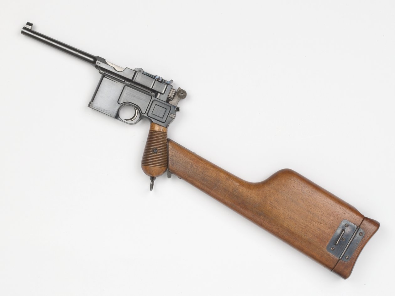 Mauser C96 7,63 mm pistola de German School