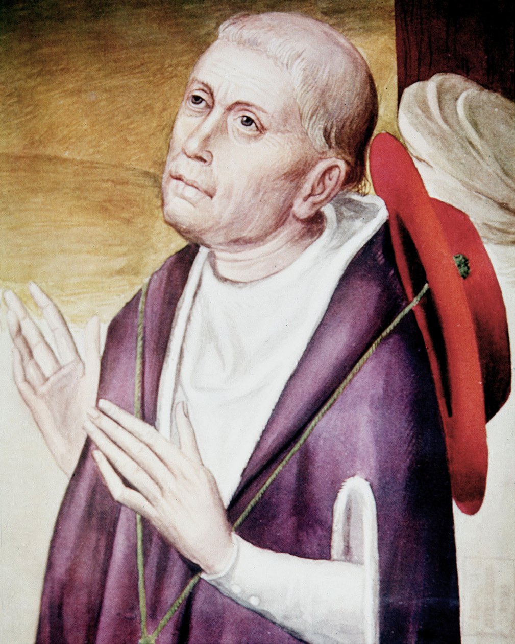 Retrato de Nicolas de Cues de German School