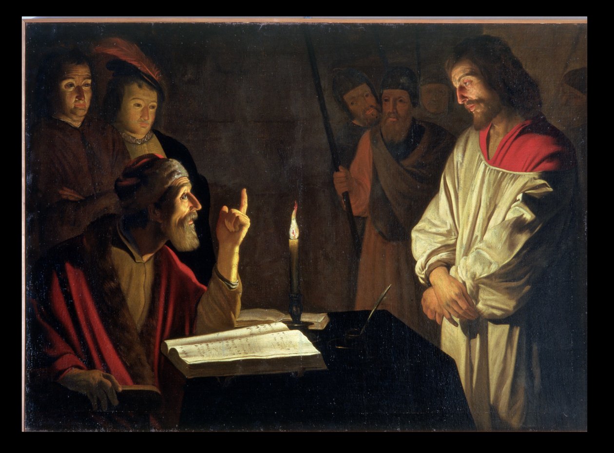Cristo Antes de Caifás de Gerrit van Honthorst