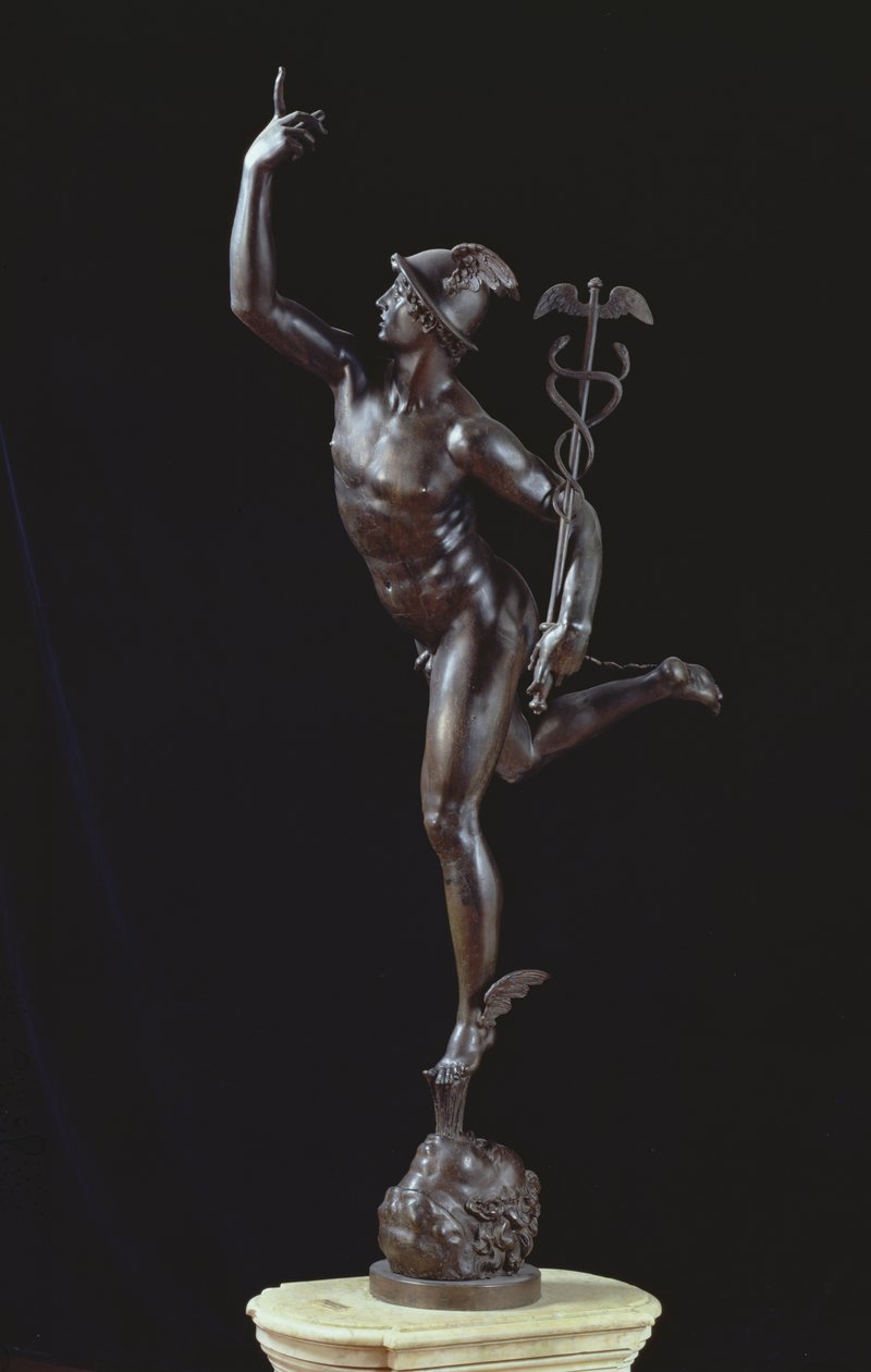 Mercúrio, 1580 (bronze) de Giambologna