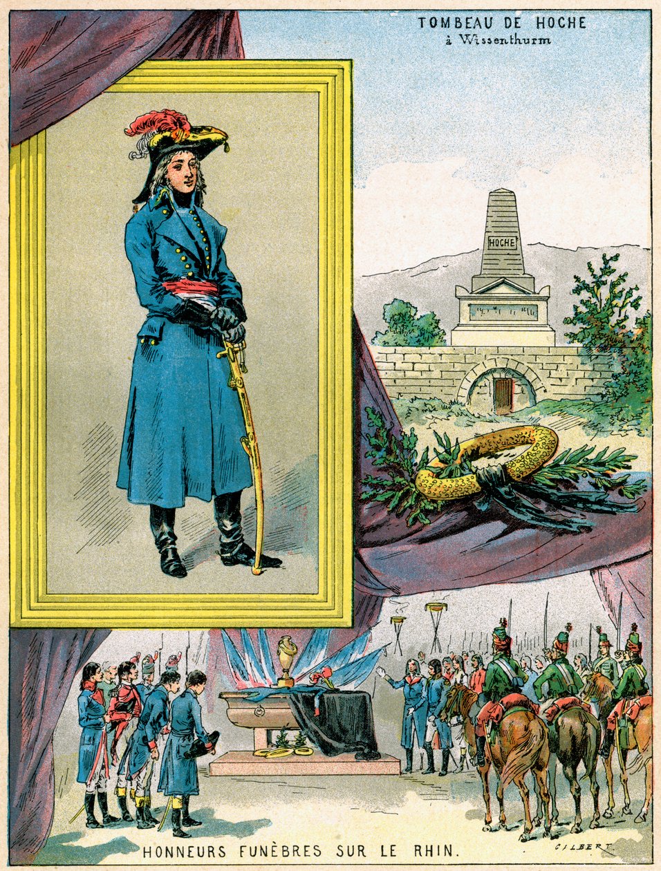 Lazare Hoche, soldado francês, 1898 de Gilbert