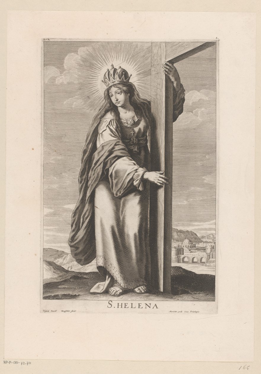 Santa Helena na cruz de Gilles Rousselet
