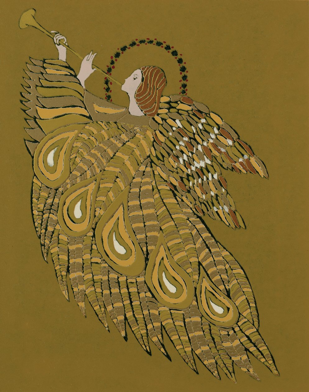 Anjo Musical (impressão) de Gillian Lawson