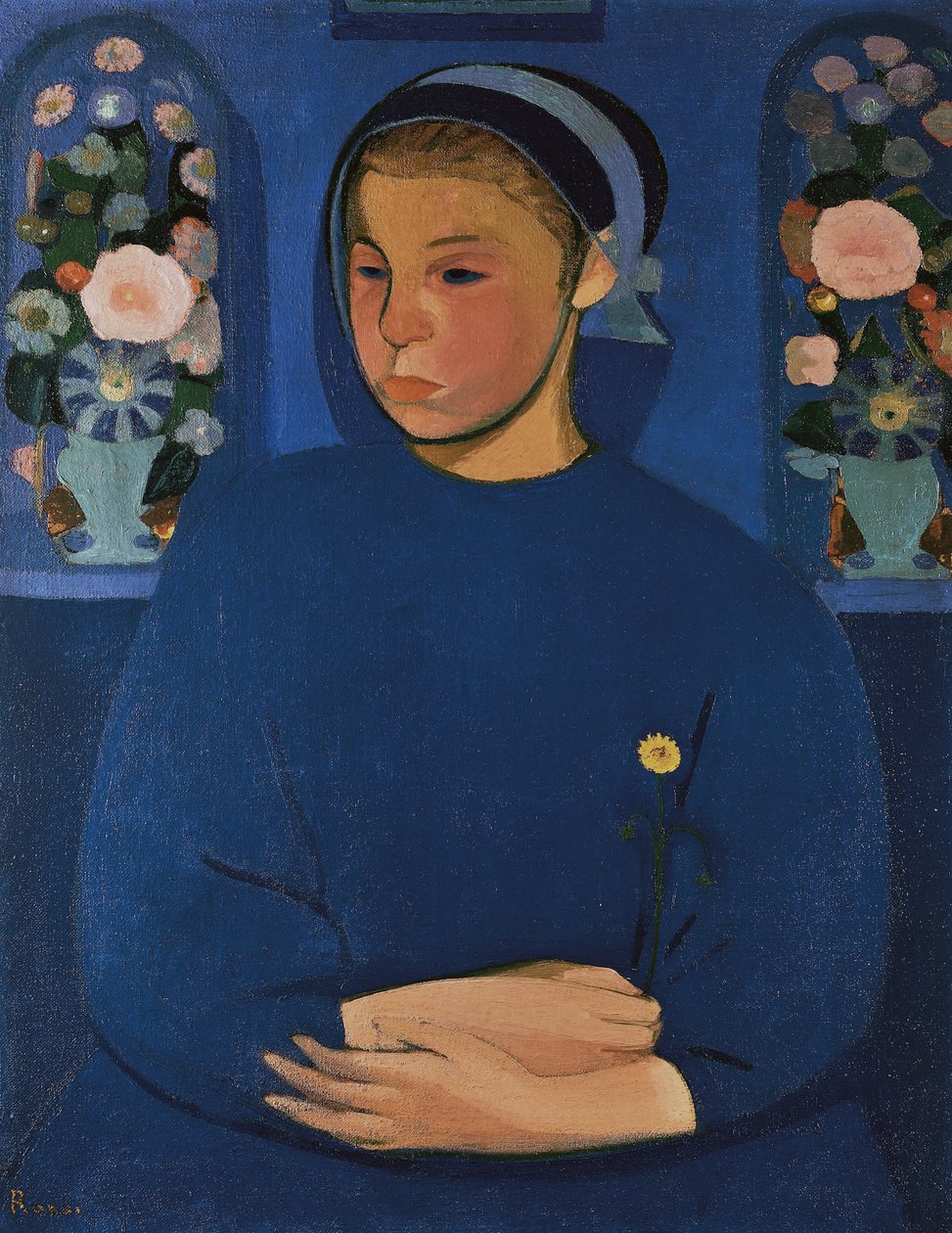 A menina das flores de Gino Rossi