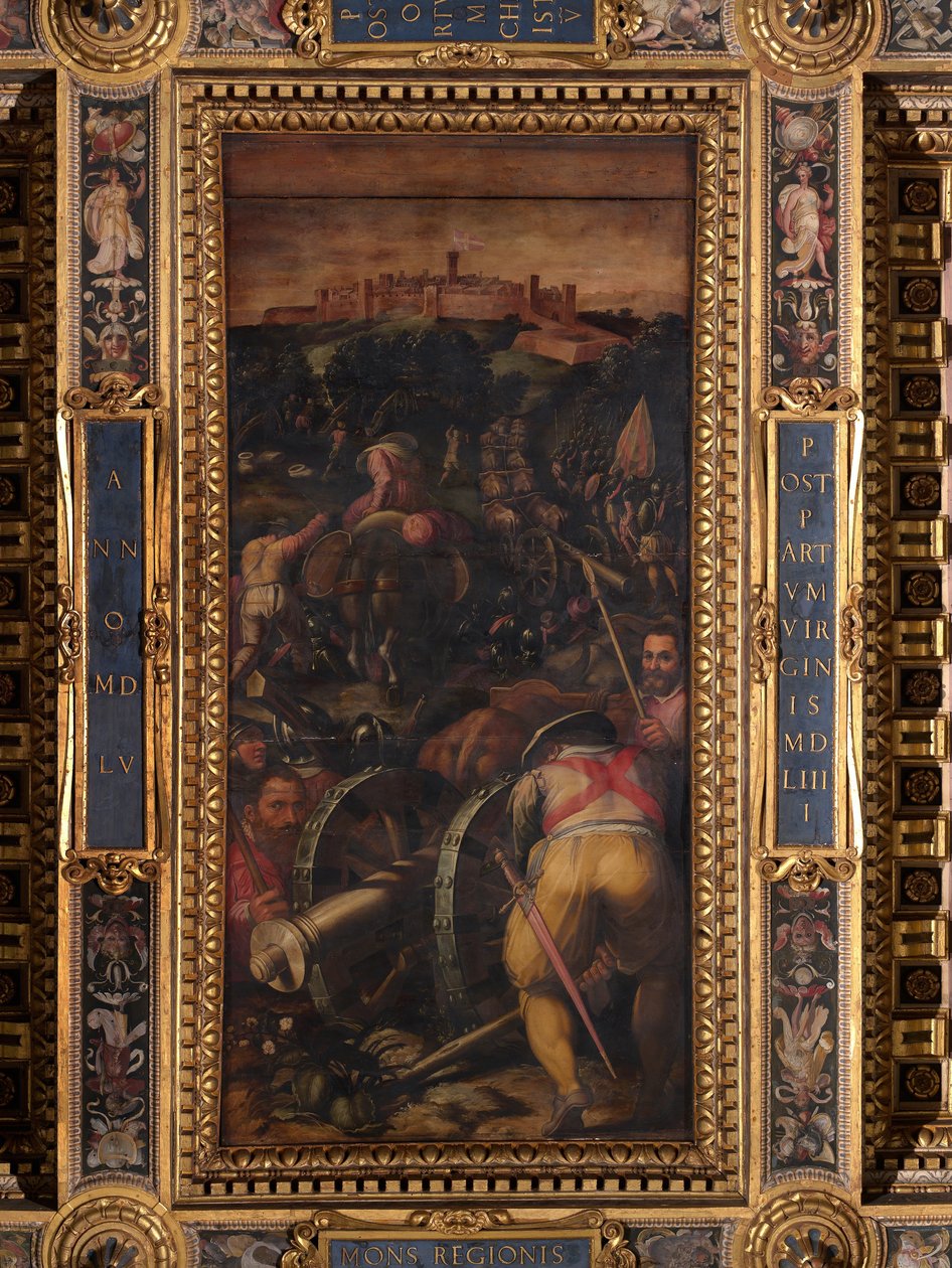 Ataque de Monteriggioni de Giorgio Vasari