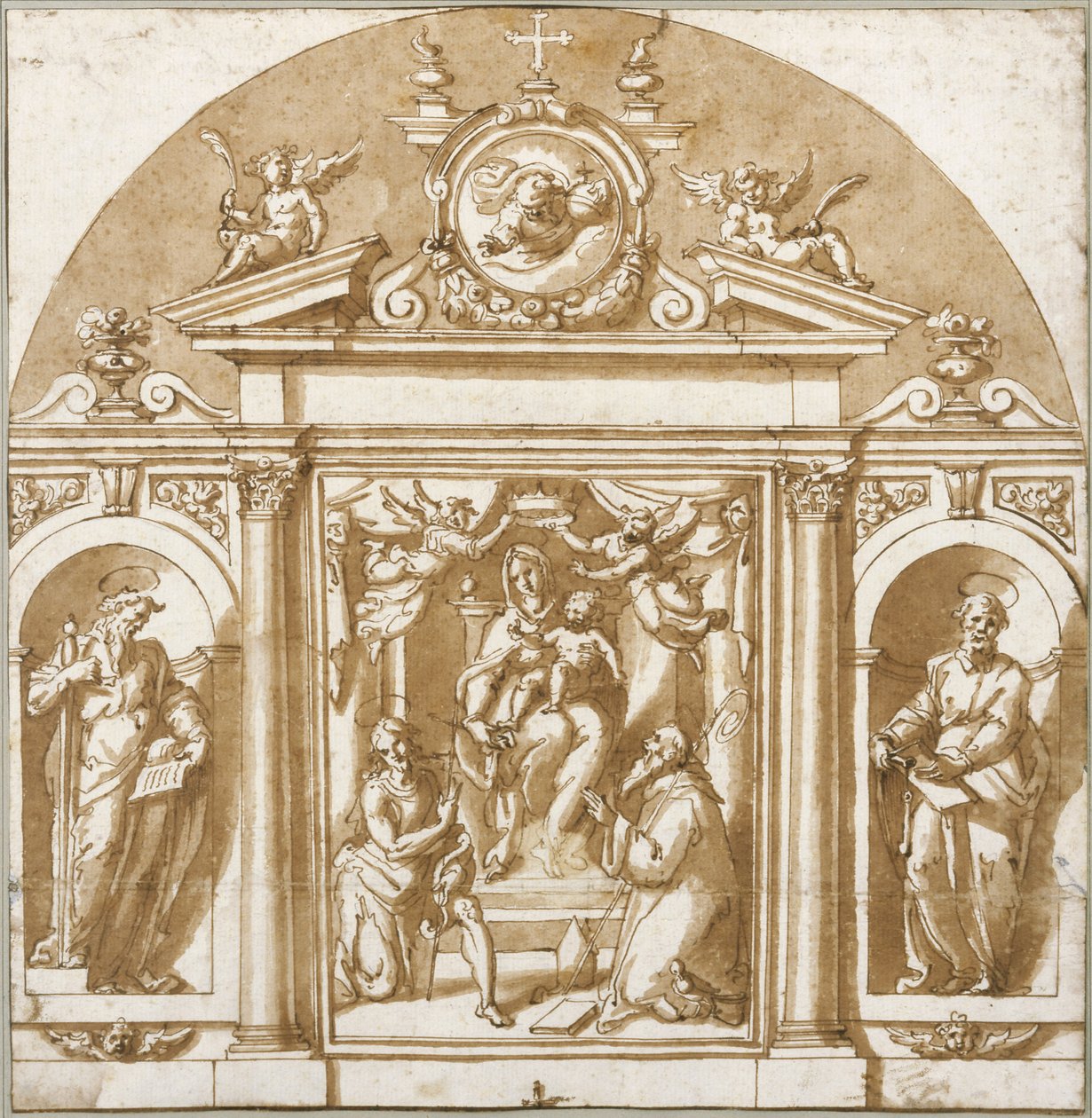 Virgem e santos de Giorgio Vasari
