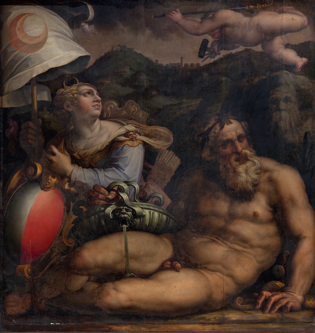 Alegoria de Fiesole, 1563-1565 de Giorgio Vasari