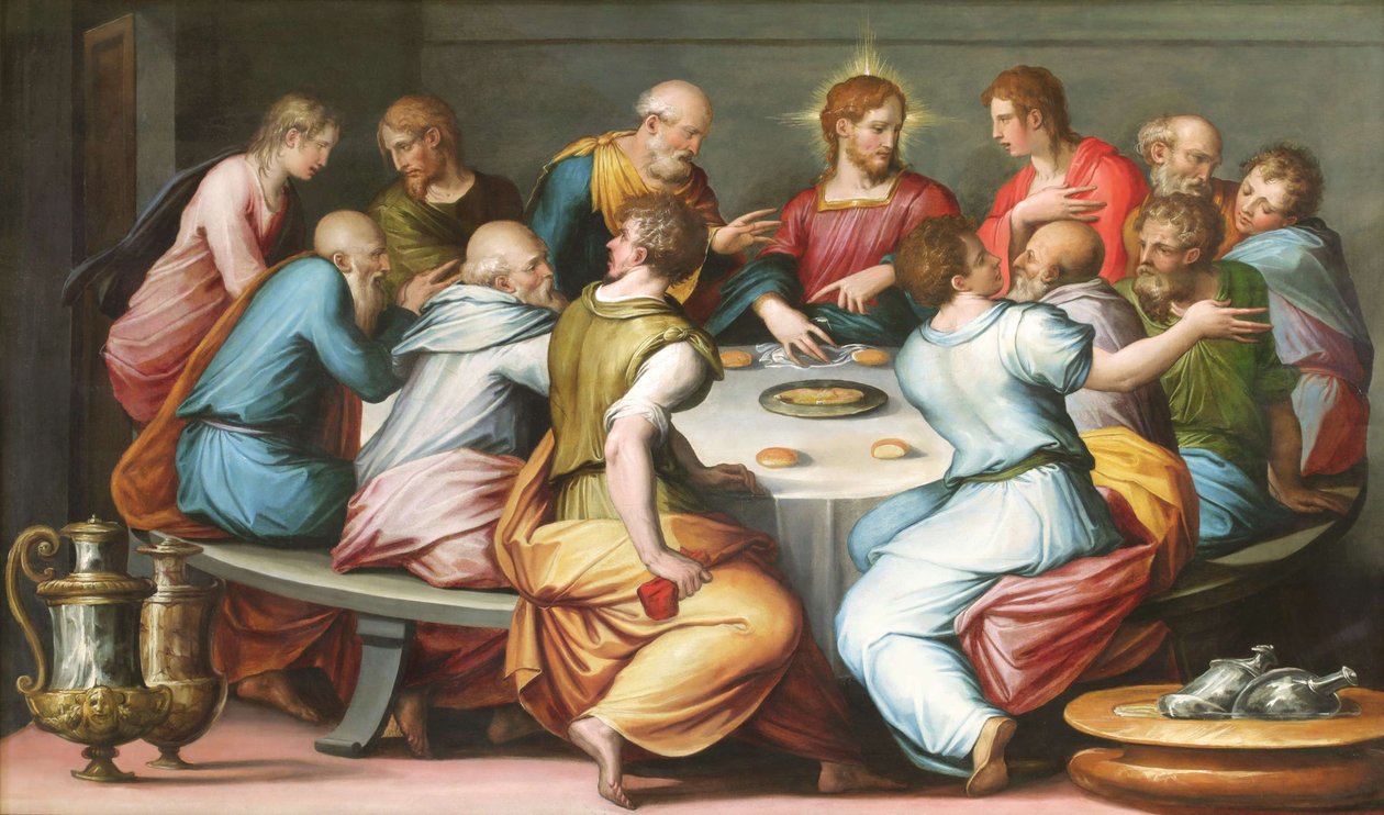 A Última Ceia, c.1540. de Giorgio Vasari