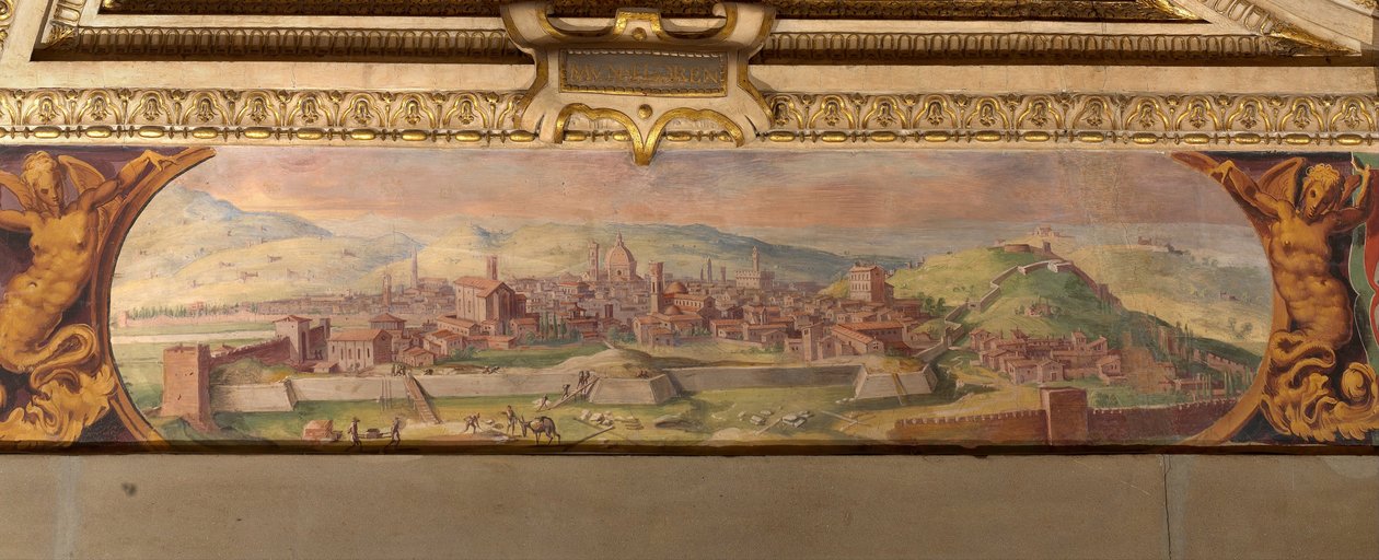 Vista de Florença, 1557-1558 de Giorgio Vasari