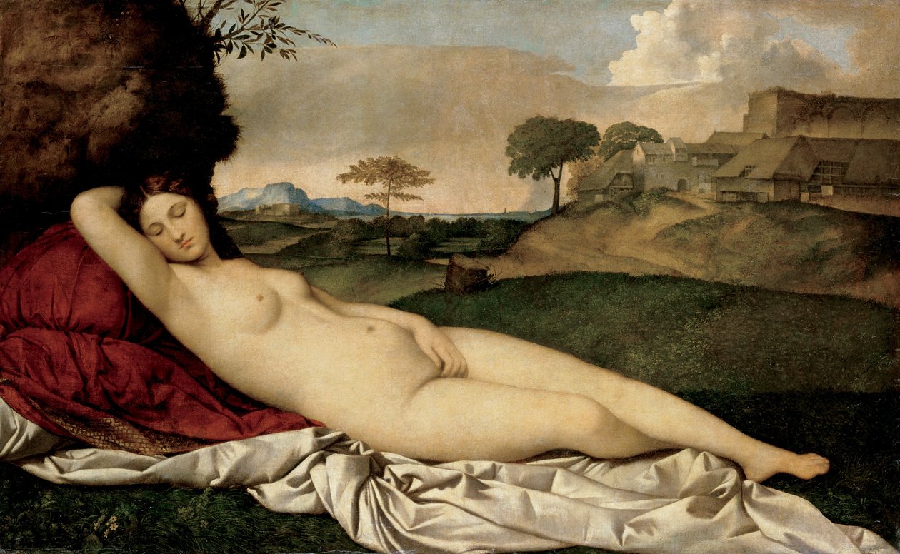 Vênus adormecida de Giorgione da Castelfranco