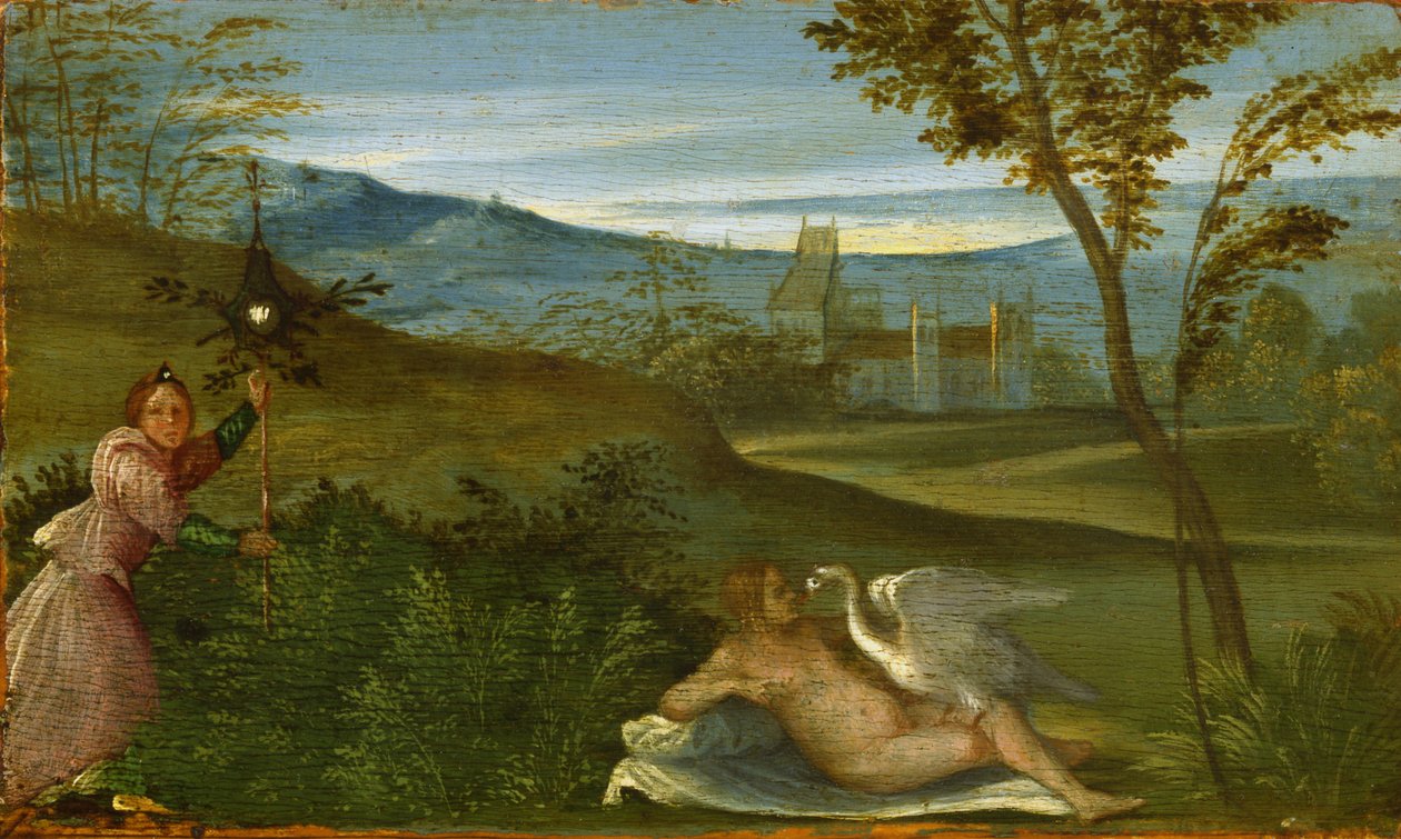 Leda e o cisne, c. 1500 de Giorgione da Castelfranco