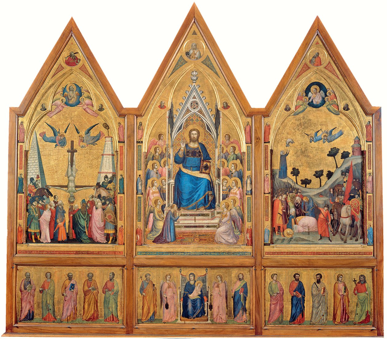 O tríptico de Stefaneschi de Giotto di Bondone