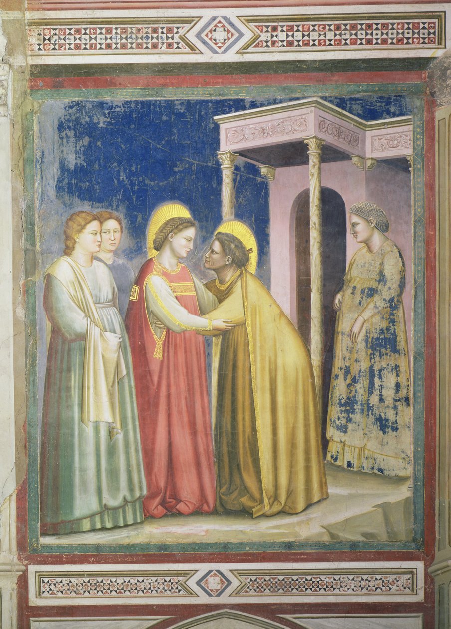 A Visitação, c.1305 de Giotto di Bondone