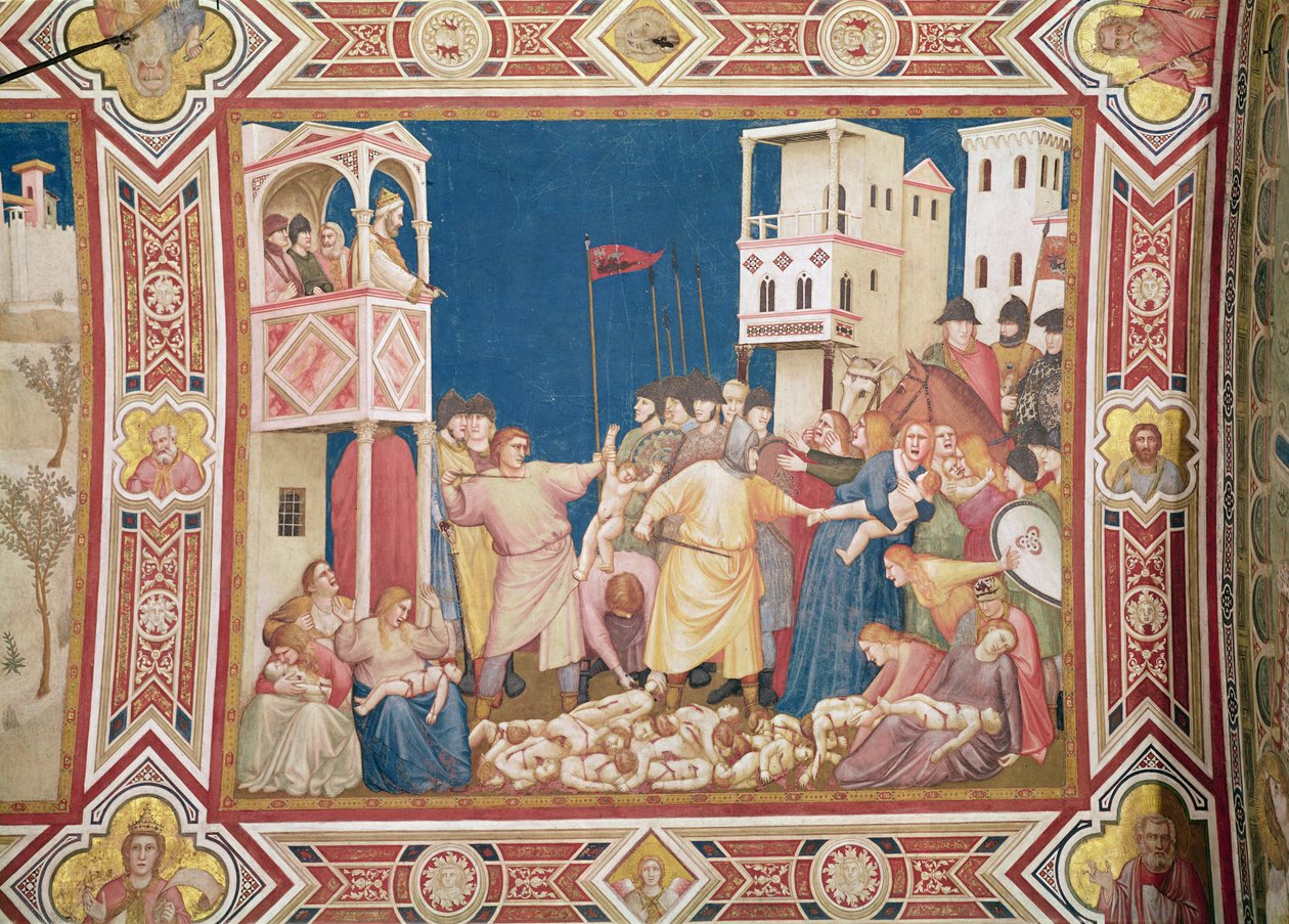 O massacre dos inocentes de Giotto di Bondone