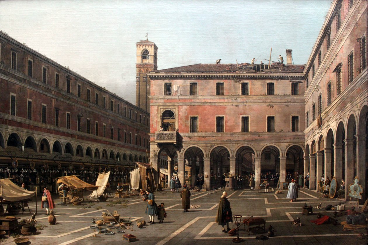 Canaletto Campo di Rialto de Giovanni Antonio Canal