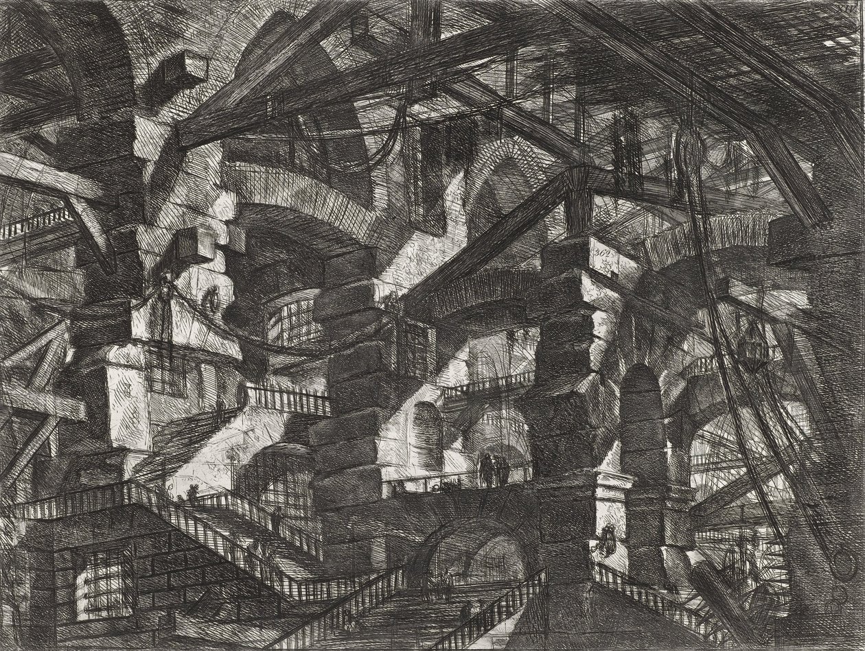 Série Carceri, Placa XIV de Giovanni Battista Piranesi