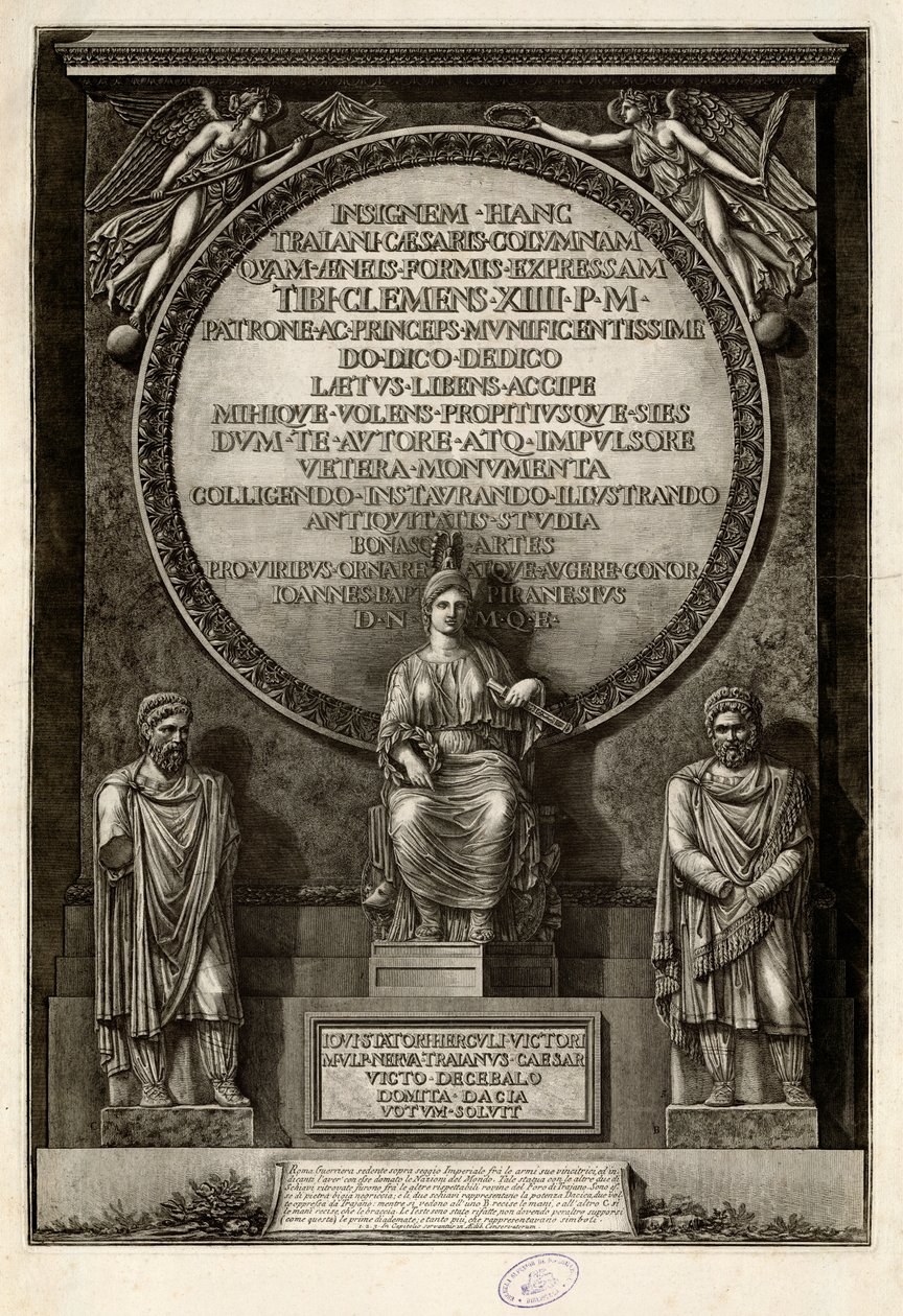 Frontispício de Giovanni Battista Piranesi
