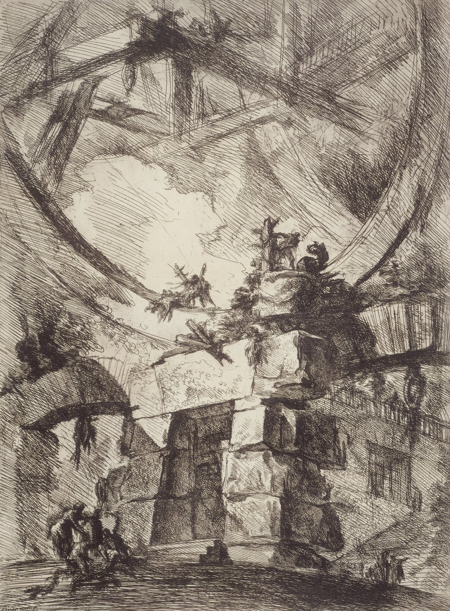 A roda gigante de Giovanni Battista Piranesi