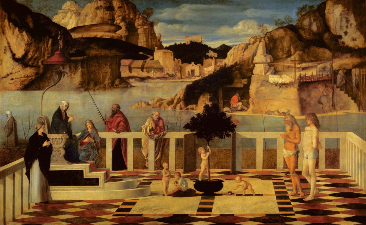 Alegoria Sagrada, c.1487 de Giovanni Bellini