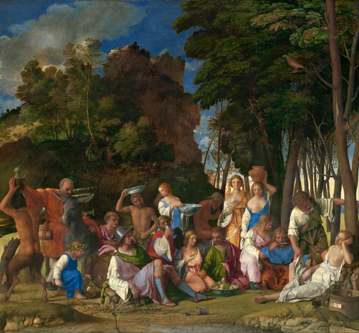 A festa dos deuses de Giovanni Bellini