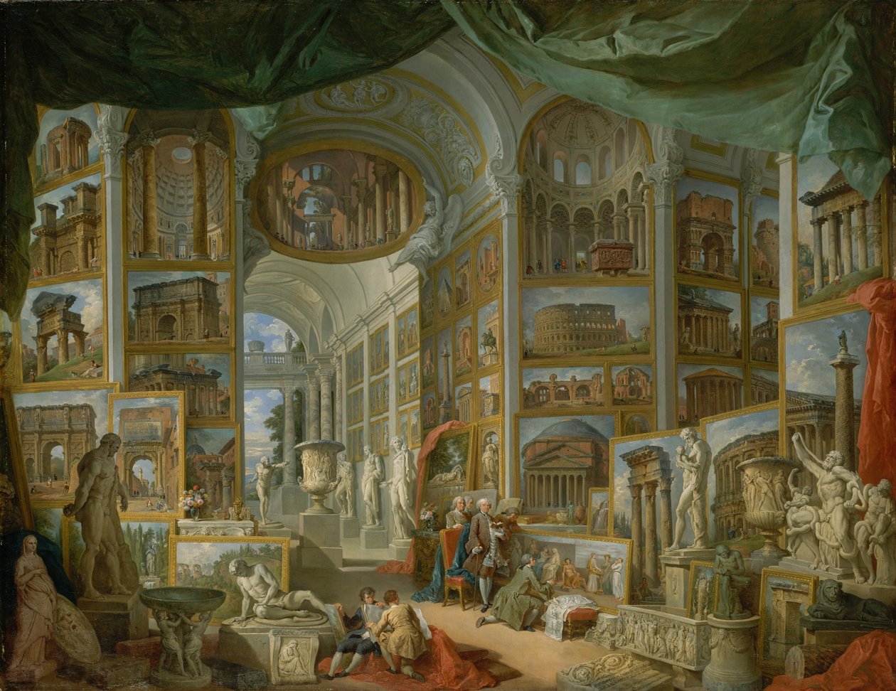 Roma antiga de Giovanni Paolo Pannini