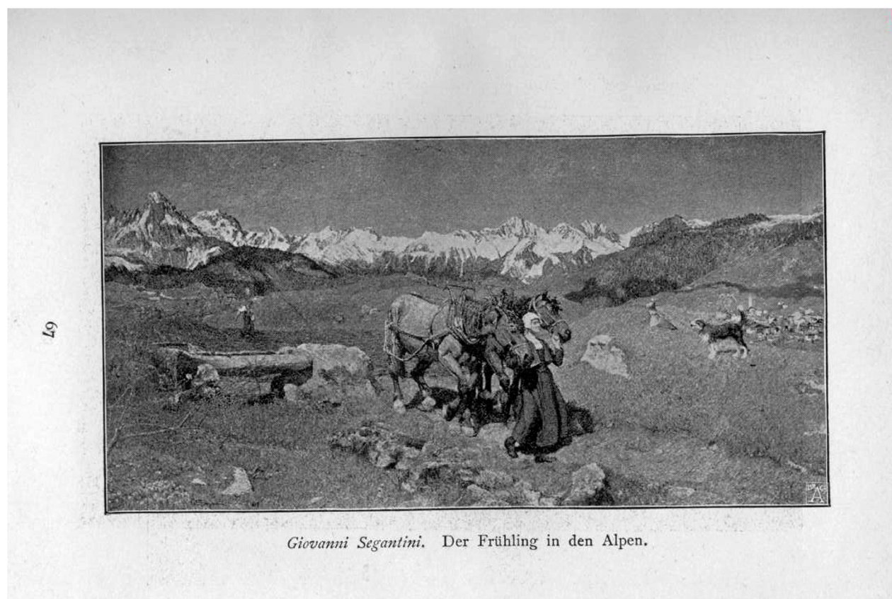 Primavera nos Alpes de Giovanni Segantini