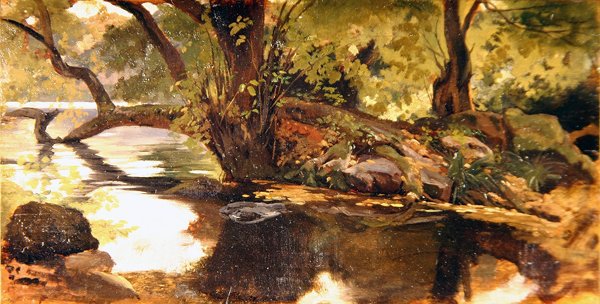 Lago Nemi de Giovanni Costa