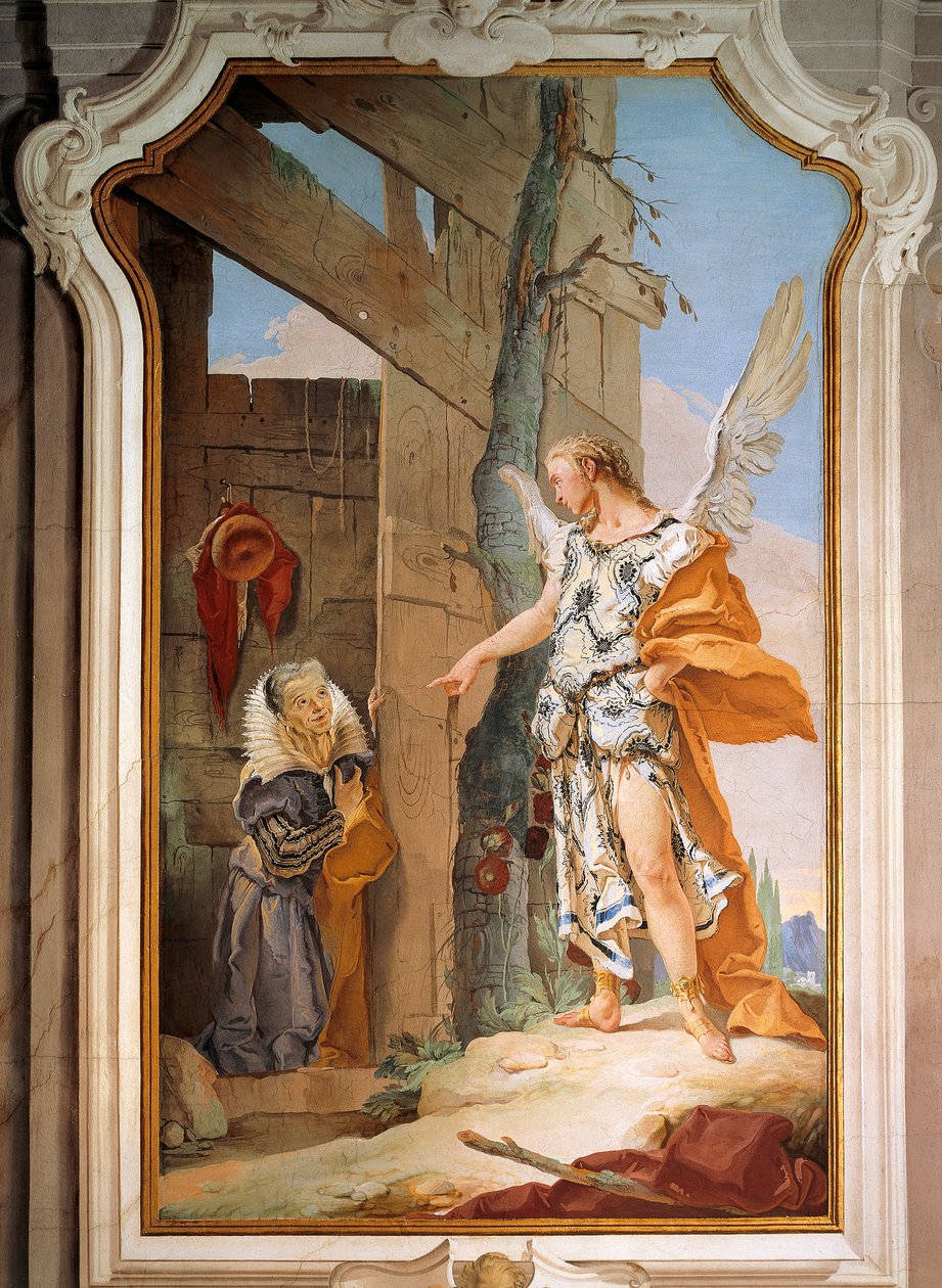 Sara e o Anjo de Giovanni Battista Tiepolo