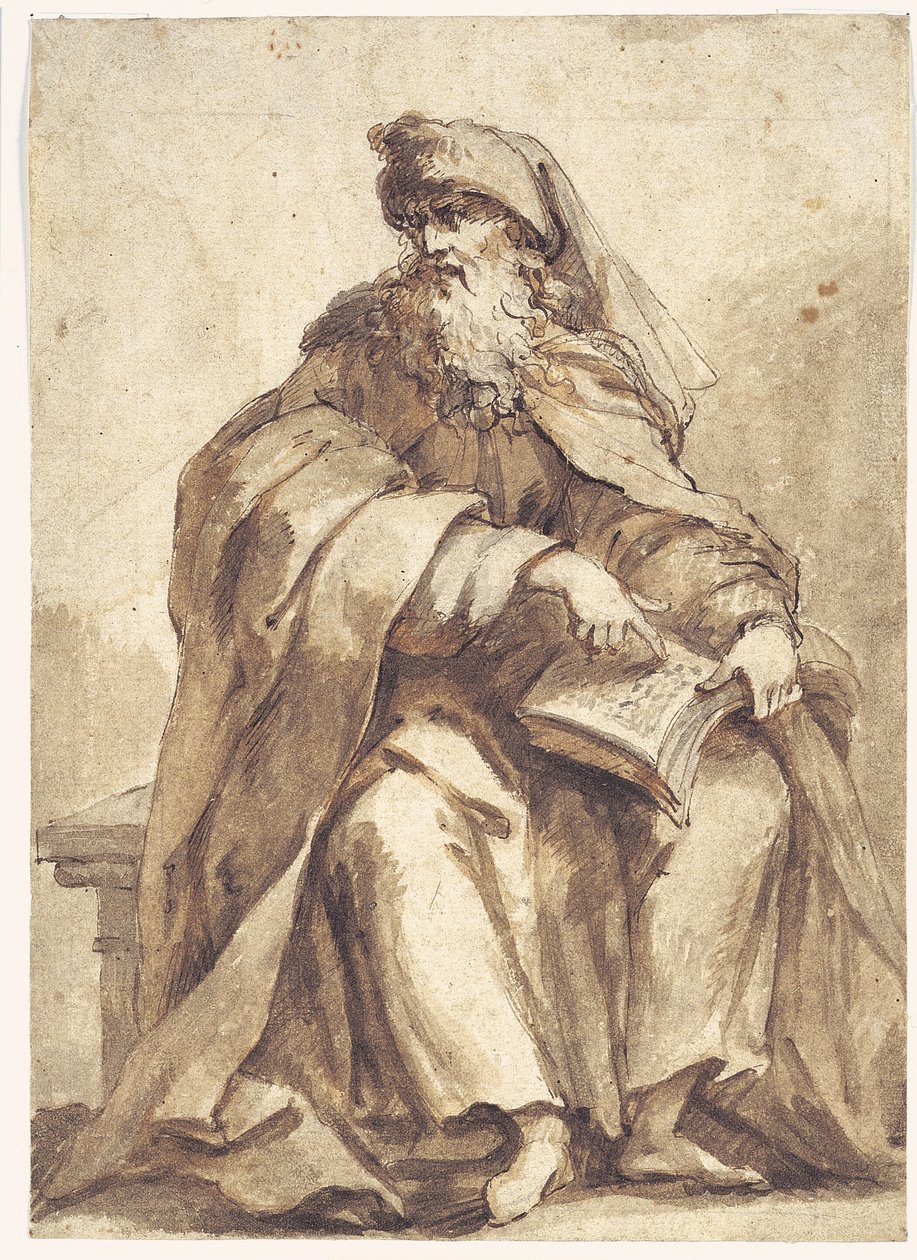 Profeta sentado de Giovanni Battista Merano