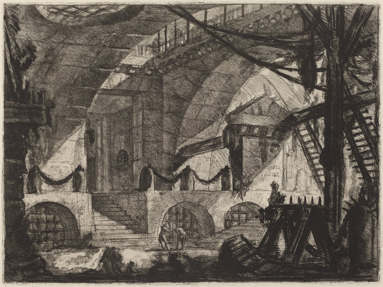 A serra de Giovanni Battista Piranesi