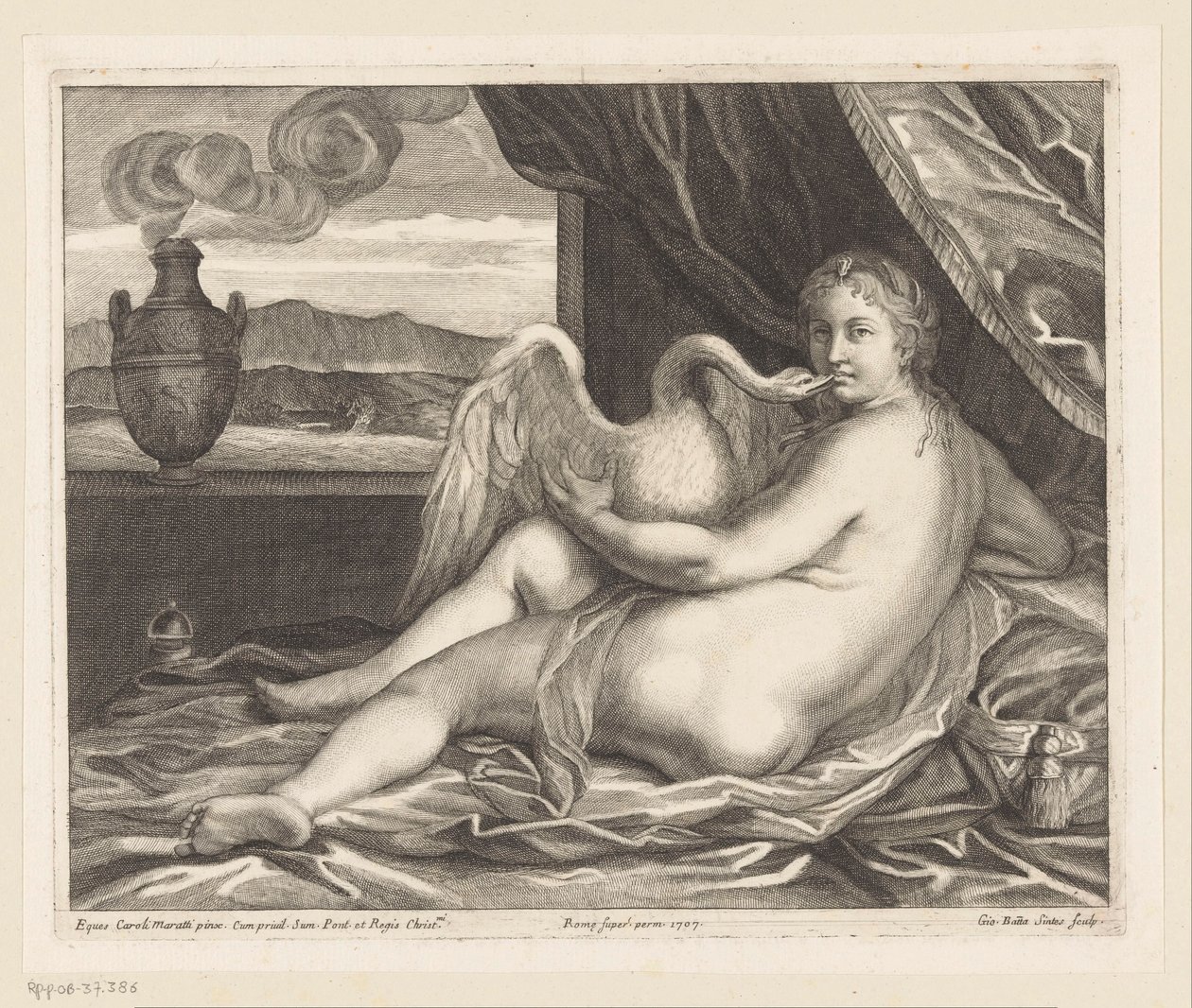 Leda e o cisne de Giovanni Battista Sintes