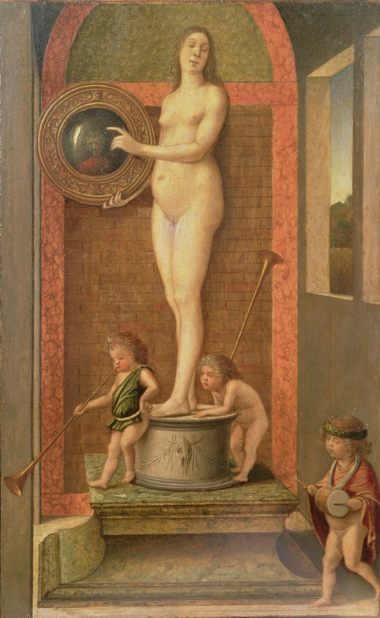 Vaidade (óleo no painel) de Giovanni Bellini