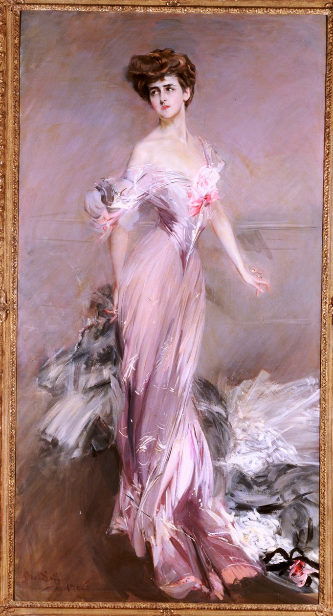 Retrato da Sra. Howard-Johnston, 1906 de Giovanni Boldini