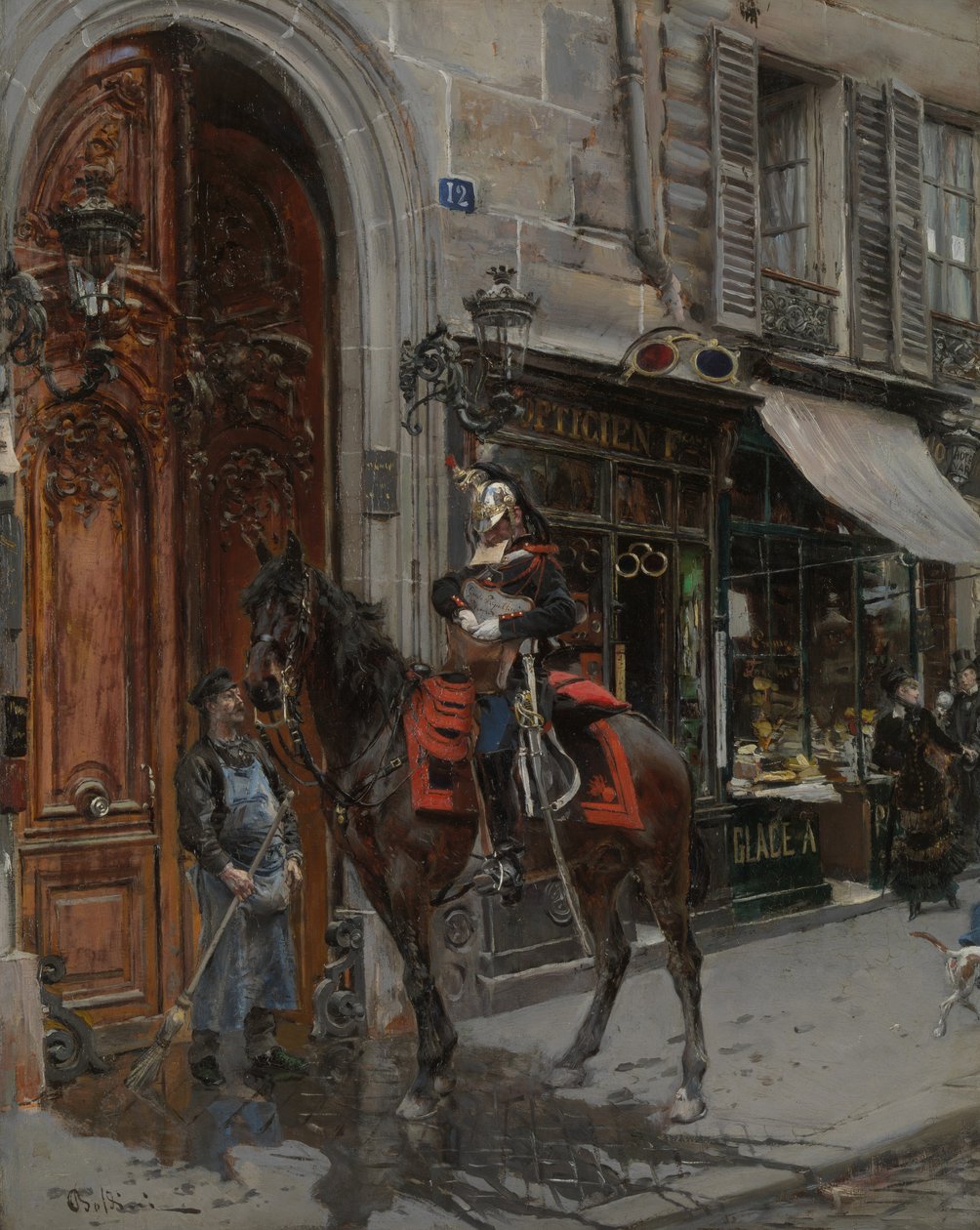 O Despachante, 1879. de Giovanni Boldini