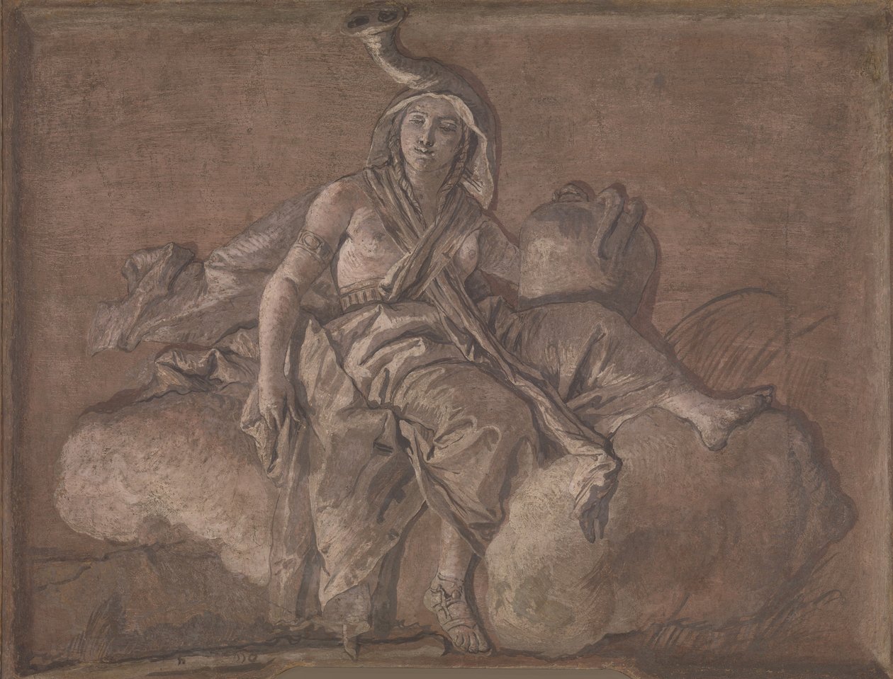 África. de Giovanni Domenico Tiepolo