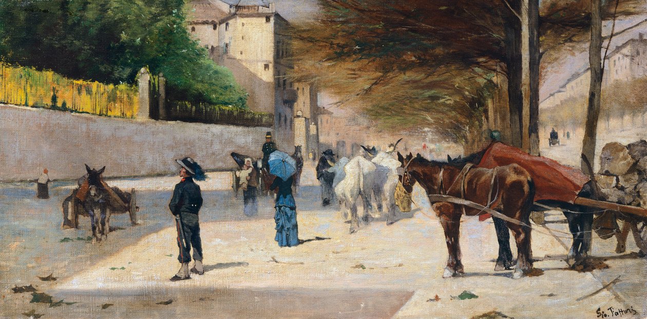 Avenida Príncipe Amedeo de Giovanni Fattori