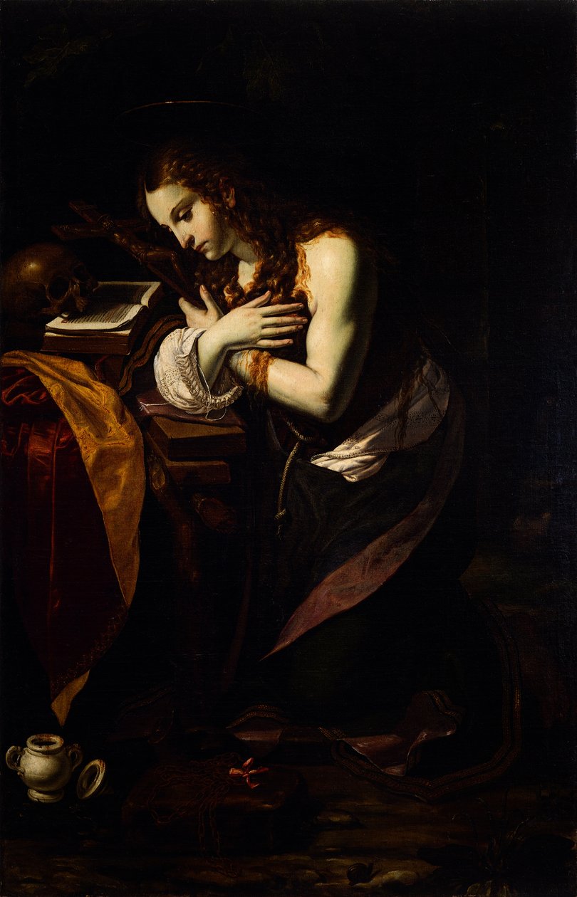 A Arrependida Maria Madalena, 1625-1630. de Giovanni Francesco Guerrieri