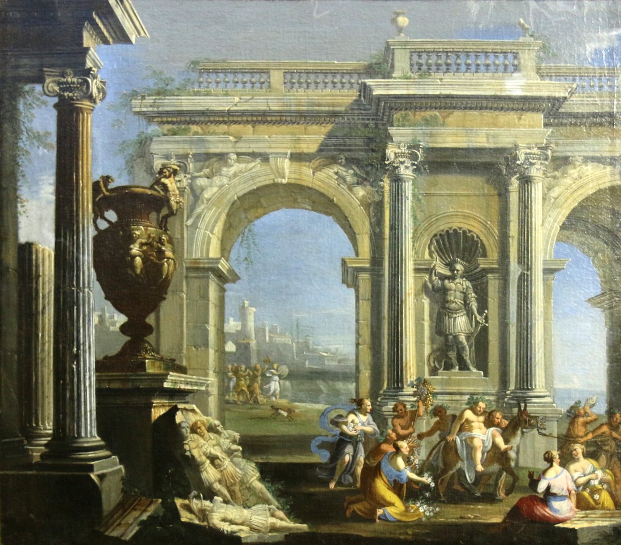 O triunfo de Silène. de Giovanni Ghisolfi