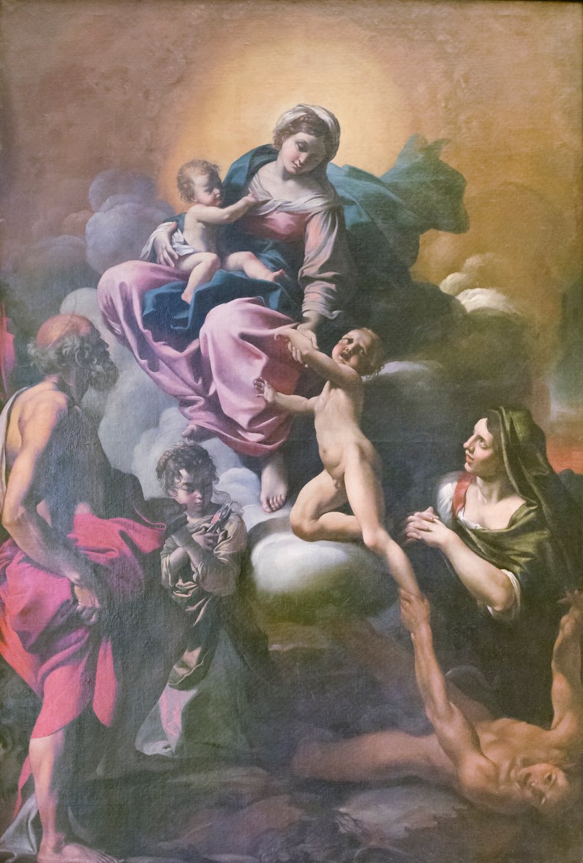 Salvação de uma alma de Giovanni Lanfranco