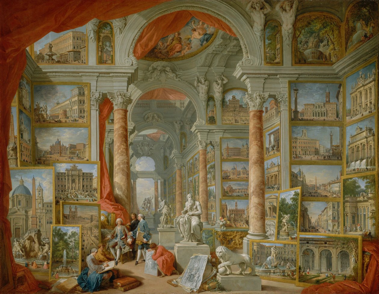 Roma moderna de Giovanni Paolo Pannini