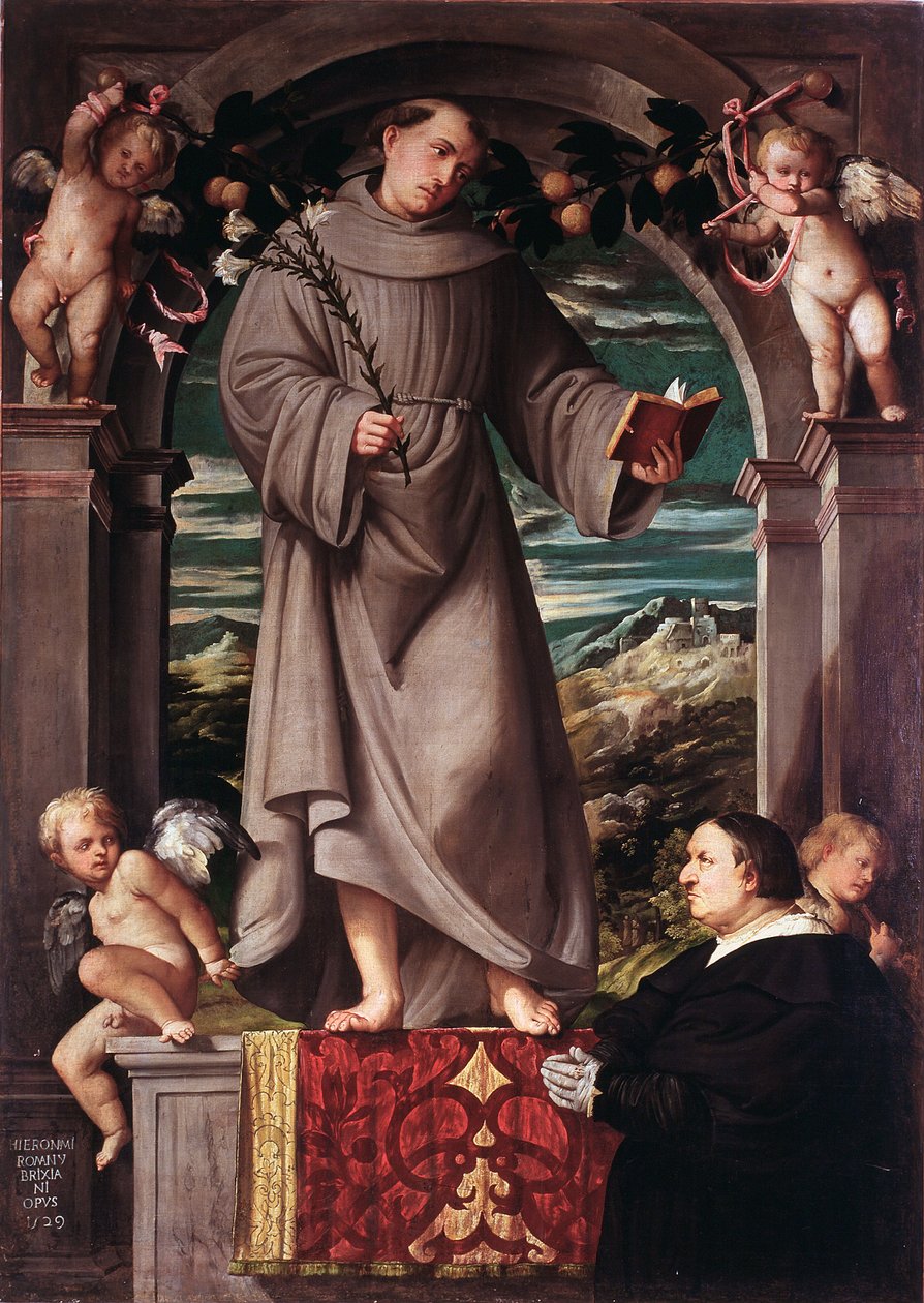 Santo Antônio de Pádua de Girolamo Romanino