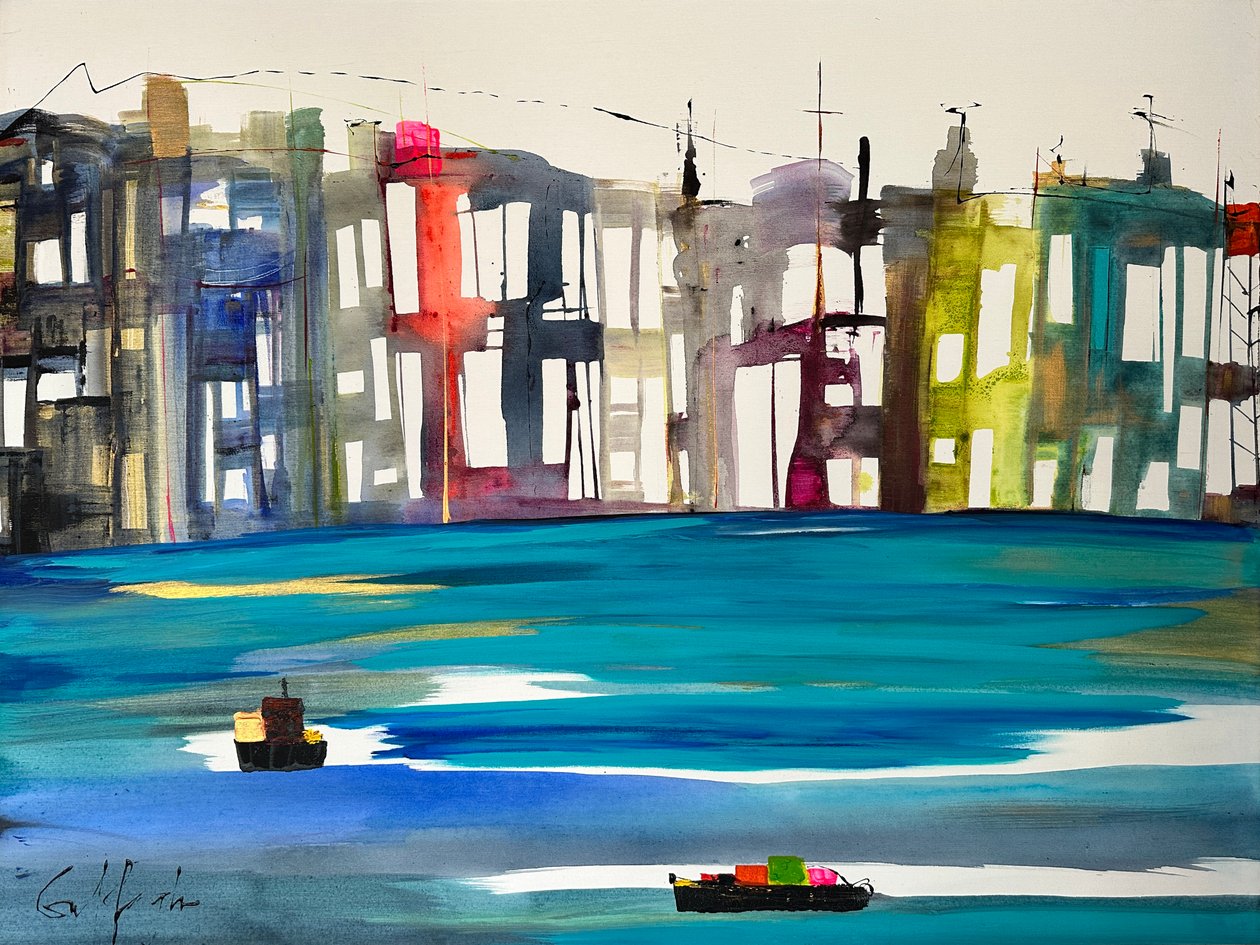 Um dia na vida (pintura) de Gisela Gaffoglio