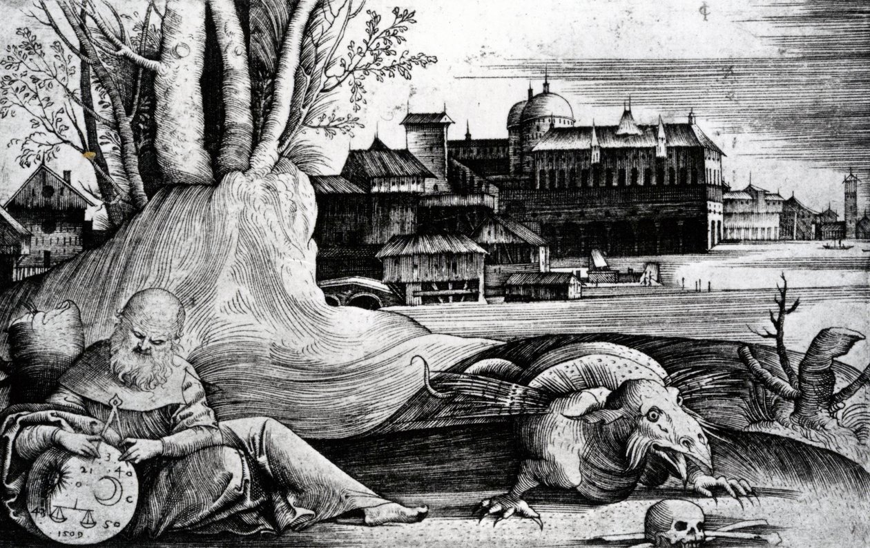 O astrólogo, 1509 de Giulio Campagnola