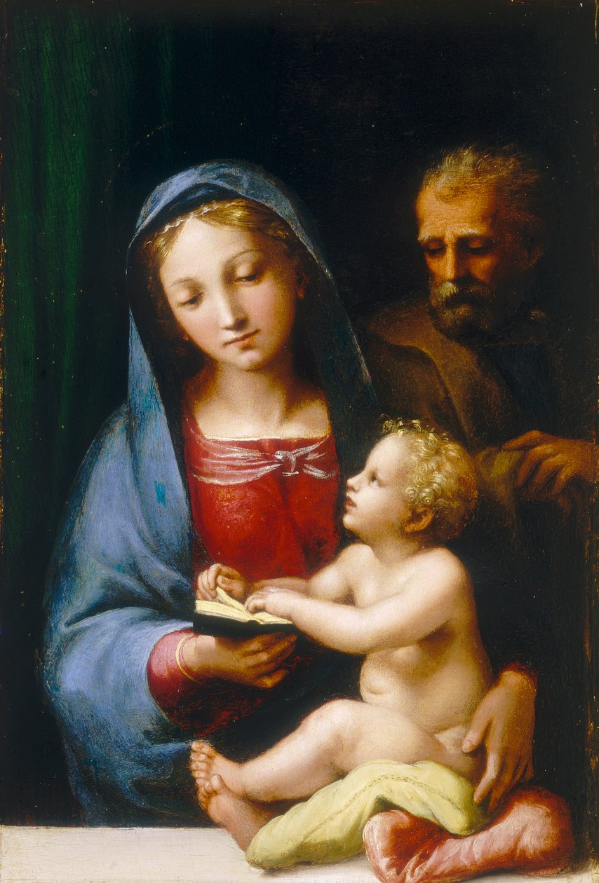 familia sagrada de Giulio attr. to Romano